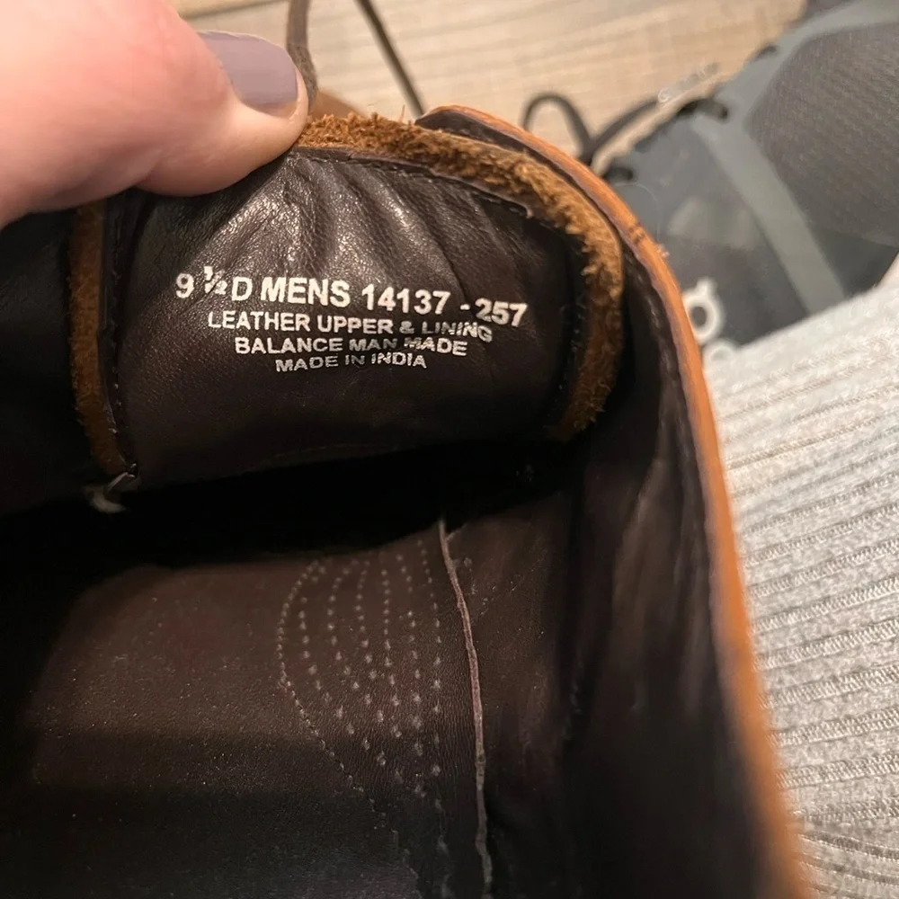 Florsheim Tan Leather Oxford Shoes